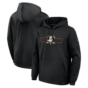 Anaheim Ducks Authentic Pro Rink Poly Fleece Pullover Hoodie - Mens