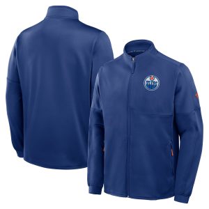 Edmonton Oilers Authentic Pro Rink Poly Fleece Full Zip - Mens