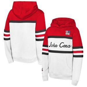 Youth Mitchell & Ness John Cena White Head Coach Hoodie Youth Mitchell & Ness John Cena White Head Coach Hoodie