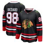 Chicago Blackhawks Fanatics Alternate Breakaway Jersey - Black - Connor Bedard - Mens