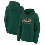 Minnesota Wild Iconic Crossed Stick Graphic Hoodie - Womens