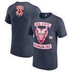 Men's Mineral Wash Blue The Undertaker 35 Years Big Evil T-Shirt
