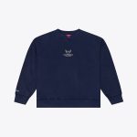 Women's Mitchell & Ness Navy Washington Capitals Core Essentials Sweatshirt