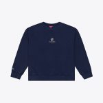 Women's Mitchell & Ness Navy New York Rangers Core Essentials Sweatshirt