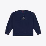 Women's Mitchell & Ness Navy Seattle Kraken Core Essentials Sweatshirt