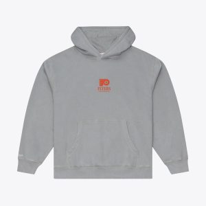 Men's Mitchell & Ness Gray Philadelphia Flyers Core Essentials Hoodie