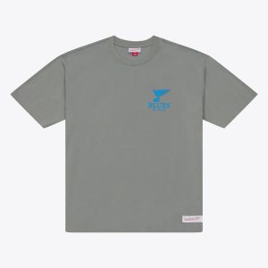 Men's Mitchell & Ness Gray St. Louis Blues Core Essentials T-Shirt