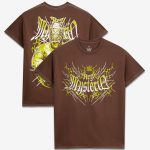 Men's Ripple Junction Brown Rey Mysterio Gothic Graphic T-Shirt