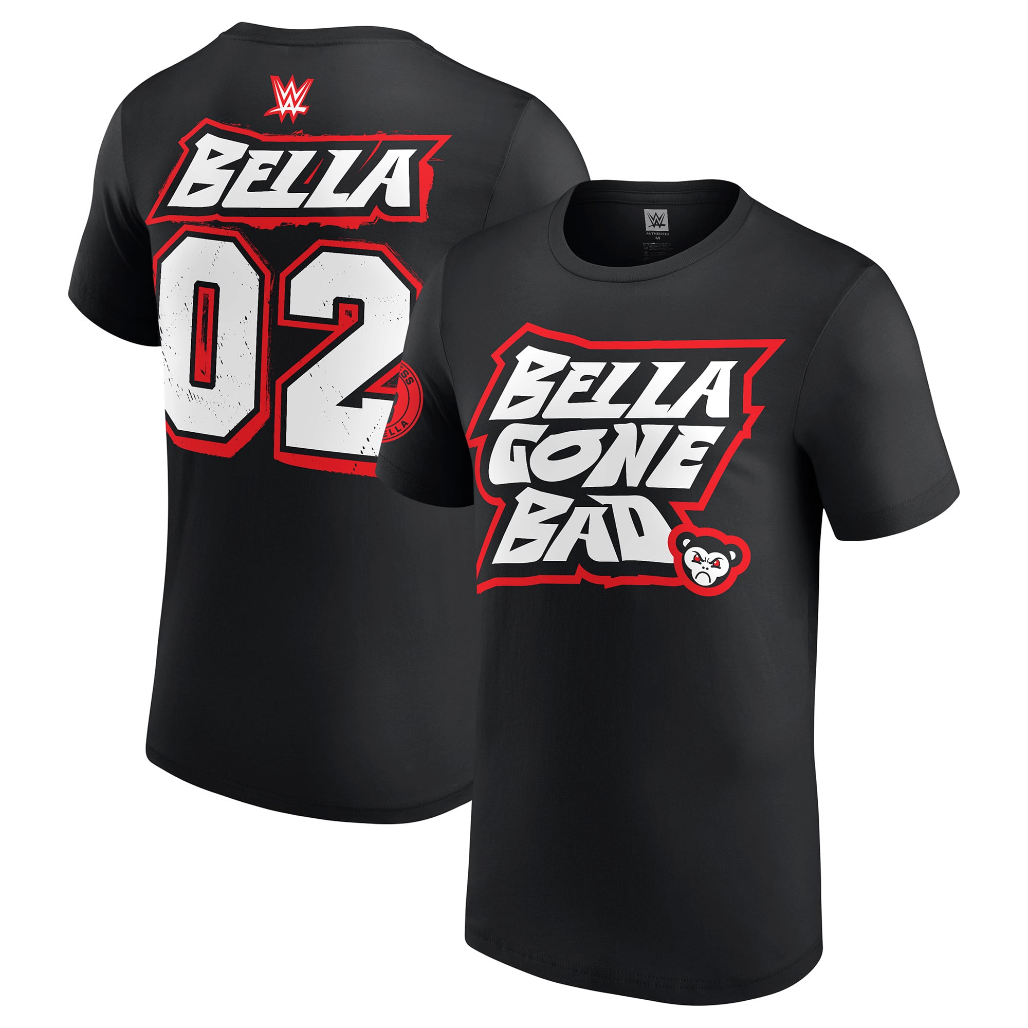 Men’s Black Nikki Bella Bella Gone Bad T-Shirt Men's Black Nikki Bella Bella Gone Bad T-Shirt