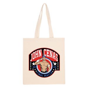 John Cena Final Match Tote Bag – Off White John Cena Final Match Tote Bag - Off White