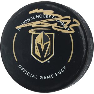 Mitch Marner Vegas Golden Knights Autographed Official Game Puck