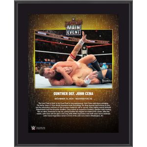 Gunther & John Cena WWE 10.5" x 13" Saturday Night's Main Event December 13