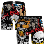 Men's Contenders Clothing  Black "Stone Cold" Steve Austin 30th Collage Boxer Briefs