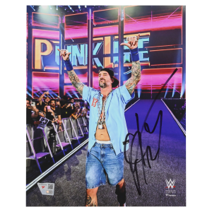 CM Punk Autographed Photograph - 8x10 Inches