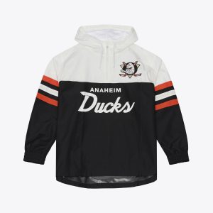 Anaheim Ducks Mitchell & Ness Head Coach Anorak - Mens