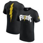WWE CM Punk Electic Punk T-Shirt - Black - Mens
