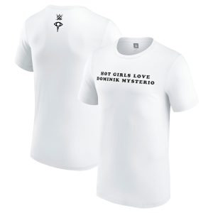 Men's White Liv Morgan Hot Girls Love Dominik Mysterio T-Shirt