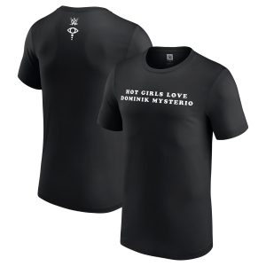 Men's Black Liv Morgan Hot Girls Love Dominik Mysterio T-Shirt