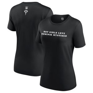 Women's Black Liv Morgan Hot Girls Love Dominik Mysterio T-Shirt