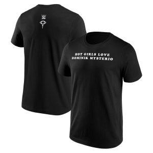 WWE Liv Morgan Hot Girls Love Dominik Mysterio Graphic T-Shirt - Black - Mens
