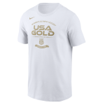 Unisex Nike White Women's USA Hockey 2026 Winter Olympics Gold Medal Core T-Shirt