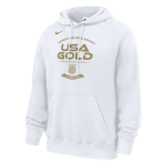 Unisex Nike White Women's USA Hockey 2026 Winter Olympics Gold Medal Fleece Hoodie