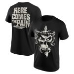 WWE Brock Lesnar Here Comes The Pain T-Shirt - Black - Mens