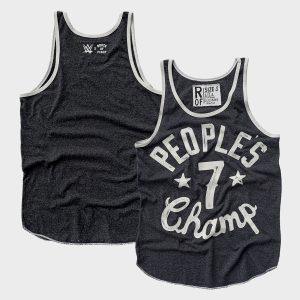 Men's Roots of Fight  Black The Rock People's Champ Tank Top