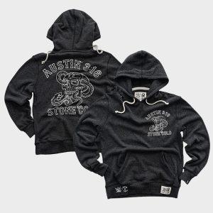 Men's Roots of Fight  Black "Stone Cold" Steve Austin 3:16 Tri-Blend Hoodie
