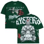 Rey Mysterio Civil Regime Heritage 199X T-Shirt - Green - Mens