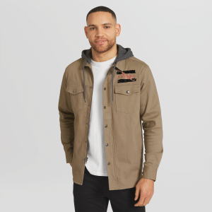 Men's Darius Rucker Collection by Fanatics Tan CM Punk Full-Snap Hooded Jacket