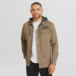 Men's Darius Rucker Collection by Fanatics Tan Randy Orton Full-Snap Hooded Jacket