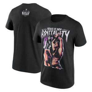 WWE Rhea Ripley Ripley Brutality Graphic T-Shirt - Mens
