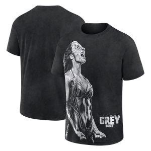Men's Black Kendal Grey Photo Oversized T-Shirt