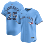 Toronto Blue Jays Nike MLB Limited Alternate Jersey - Cobalt Pulse - Anthony Santander - Mens