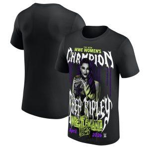 Rhea Ripley WrestleMania 42 WWE Women's Championship Winner - Black - Mens