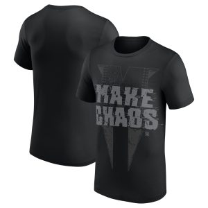 WWE Drew McIntyre Make Chaos T-Shirt – Black – Mens WWE Drew McIntyre Make Chaos T-Shirt - Black - Mens