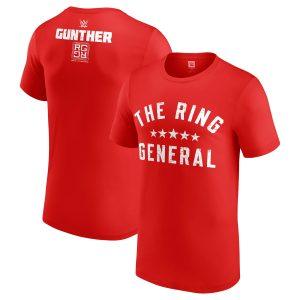 Men's  Red Gunther The Ring General T-Shirt
