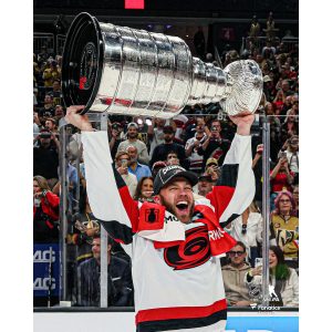 Taylor Hall Carolina Hurricanes Unsigned 2026 Stanley Cup Champions Raising Cup Photograph