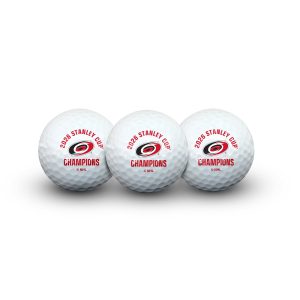Carolina Hurricanes 2026 Stanley Cup Champion 3pk Golf Balls