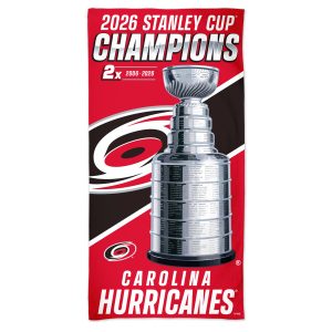 Carolina Hurricanes 2026 Stanley Cup Champion 30x60 Spectra Beach Towel