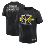Men's Black Seth Rollins Buy In Retro T-Shirt
