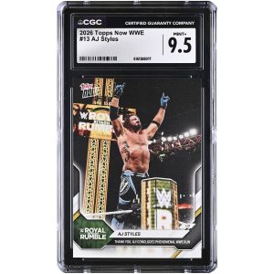 AJ Styles WWE 2026 Topps Now WWE Thank You