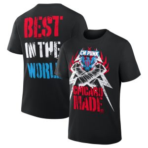 CM Punk Chicago Made T-Shirt - Black - Mens