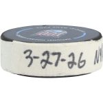 Alexis Lafreniere New York Rangers Game-Used Goal Puck from March 27