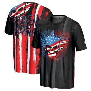 Cody Rhodes American Nightmare Flag T-Shirt - Black