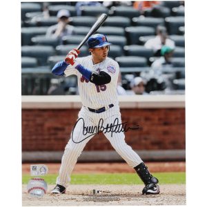 Carlos Beltran New York Mets Autographed 8" x 10" Hitting Photograph