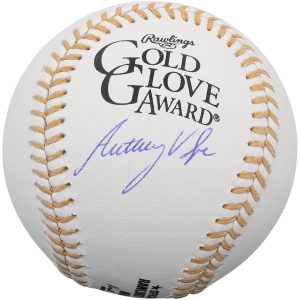 Anthony Volpe New York Yankees Autographed Gold Glove Logo Baseball