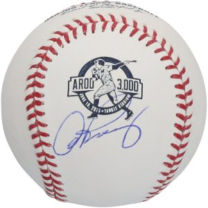 Alex Rodriguez New York Yankees Autographed 3000th Hit Logo Baseball