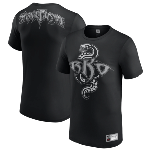 Men's Black Randy Orton WWE Recoiled Retro T-Shirt